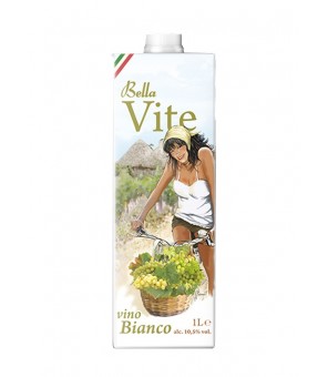 BELLA VITE VINO BIANCO IN BRIK 1 LT