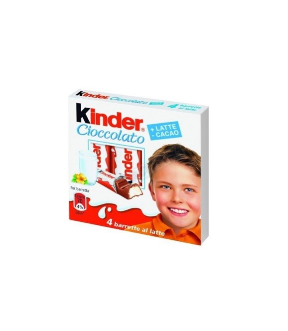 Boîte de 20 Kinder chocolat x4 tablettes - Délices Suprêmes