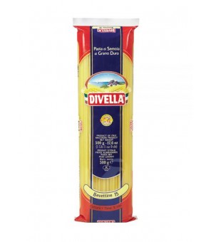 DIVELLA PASTA DI SEMOLA DI GRANO DURO BAVETTINE 15 GR 500 X 36