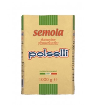 POLSELLI FARINA DI SEMOLA DI GRANO DURO RIMACINATA KG 1