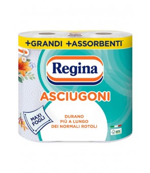 REGINA ASCIUGONI 2 ROTOLI 200 STRAPPI