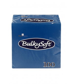 BULKYSOFT TOVAGLIOLI 24X24 BLU X 100 PEZZI