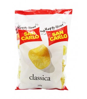 SAN CARLO PATATINE CLASSICHE IN BUSTA TRASPARENTE 200 GR