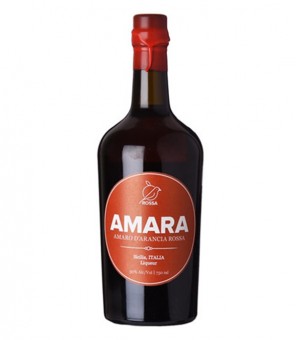 AMARA BITTER VAN SICILIAANSE ROOD ORANJE IGP 50 CL