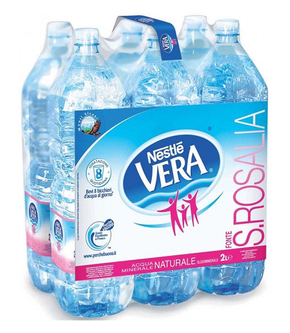 VERA ACQUA MINERALE NATURALE OLIGOMINERALE LT.2 X 6