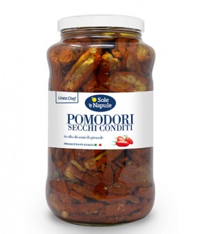 O' SOLE E' NAPULE POMODORI SECCHI IN OLIO KG.2,9