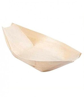 BATEAU EN BOIS DE PIN FINGER FOOD CM.17X8.5 PCS.100