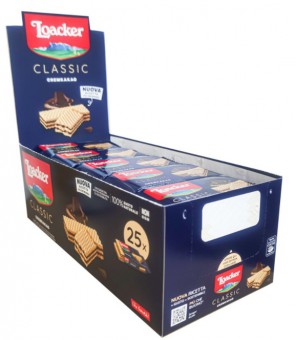 LOACKER WAFER CACAO ESPOSITORE 25 PZ