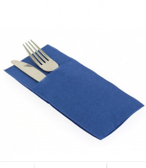 DECOR CUTLERY HOLDER IN BLUE ENVELOPE PZ.400