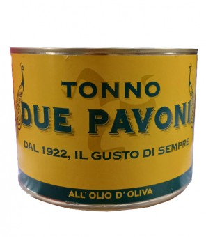 TWO PAVONI TUNA WITH OLIVE OIL KG.1,73