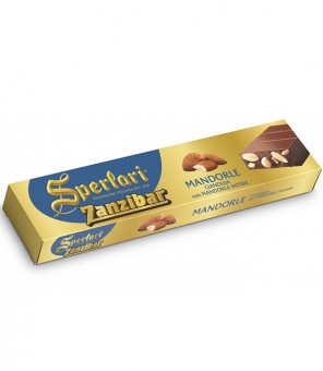 SPERLARI ZANZIBAR CIOCCOLATO CON MANDORLE GR.250
