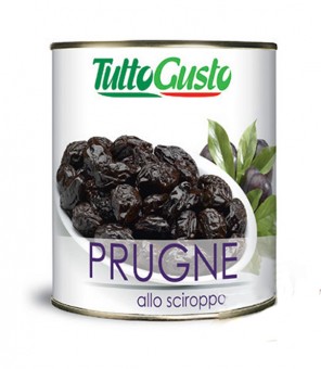 TUTTOGUSTO PLUMS IN SYRUP KG. 1