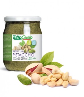 TUTTOGUSTO PESTO DI PISTACCHIO CON ANACARDI ML.580