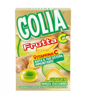 GOLIA FRUIT C GINGER LIME CANDIES X 20 AST