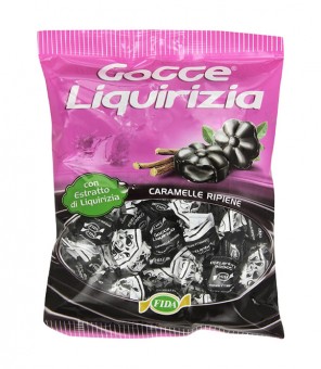 FIDA CARAMELLE GOCCE DI LIQUIRIZIA GR.200