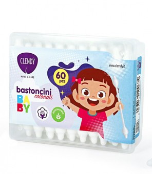 CLENDY COTTON STICKS BABY 60 STÜCK