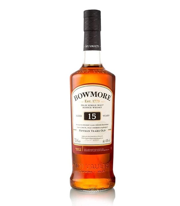 WHISKY ÉCOSSAIS SINGLE MALT BOWMORE ISLAY 15 ANS CL.70