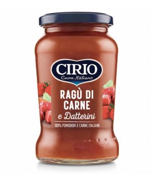 CIRIO SUGO RAGU DI CARNE E DATTERINI GR.350