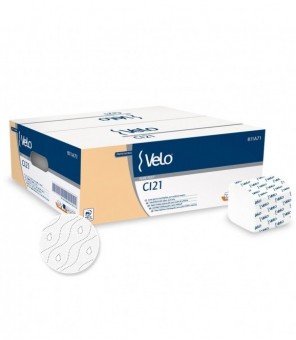 VELO INTERLAYERED TOILETPAPIER PURE PULP 210 STUKS