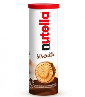 GALLETAS NUTELLA TUBO GR. 166