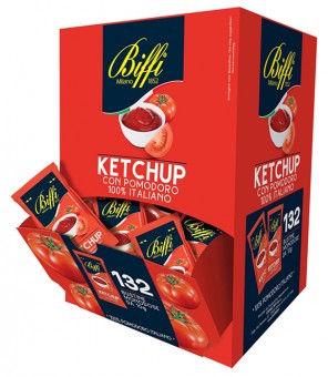 BIFFI KETCHUP MONODOSE GR.10 X 132 BUSTINE