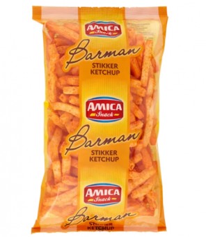 AMICA CHIPS STIKKER KETCHUP BARMAN GR.200