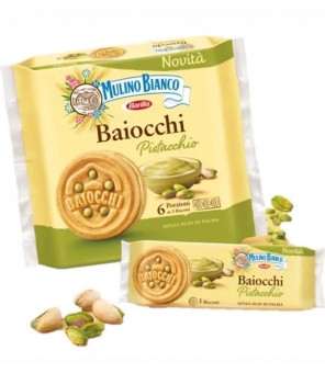 MULINO BIANCO BAIOCCHI AL PISTACCHIO 168 Gr.