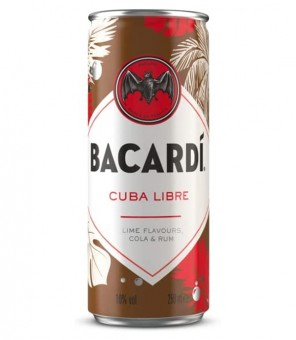 BACARDI CUBA LIBRE GOTOWY DO DRINKA KL.25 X 12