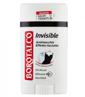 BOROTALCO DEODORANT INVISIBLE NO TRANSFER STICK ML.40