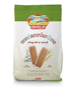 DIVELLA NE M'OUBLIEZ PAS BISCUITS COMPLETS AUX CEREALES GR 400