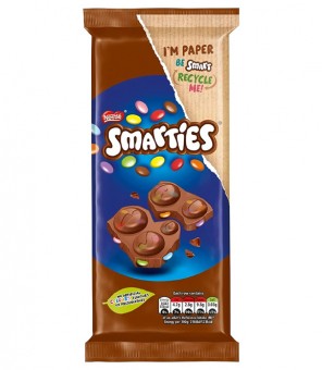 NESTLE 'SMARTIES BARRE DE CHOCOLAT AU LAIT GR.90 X 14 PIÈCES