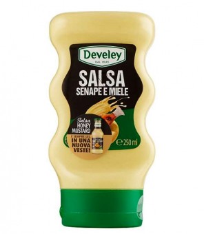 DEVELEY SALSA DE MOSTAZA Y MIEL TOP DOWN ML.250