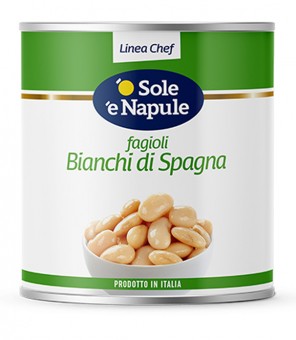 O' SOLE E' NAPULE FAGIOLI BIANCHI DI SPAGNA LINEA CHEF KG.2,5