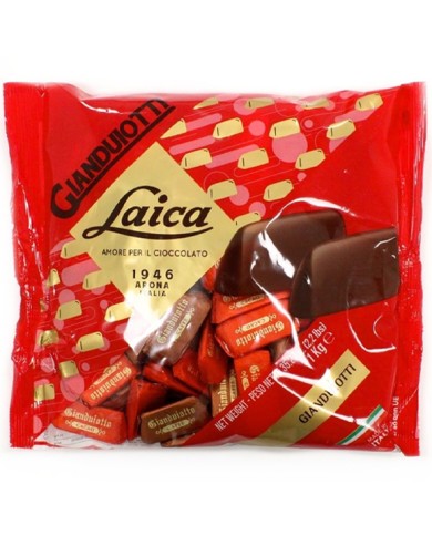 LAICA GIANDUIOTTI FILLED ASSORTED HAZELNUT COFFEE AND COCOA KG. 1