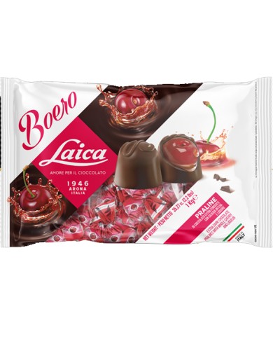 LAICA BOERO EXTRA DARK BOW AVEC CERISE ET LIQUEUR KG.1