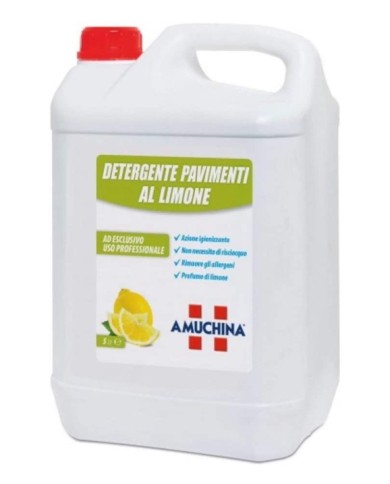 AMUCHINA DETERGENTE PAVIMENTI AL LIMONE LT.5