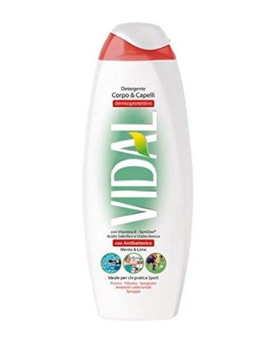 VIDAL NETTOYANT ANTIBACTÉRIEN CORPS & CHEVEUX ML.500