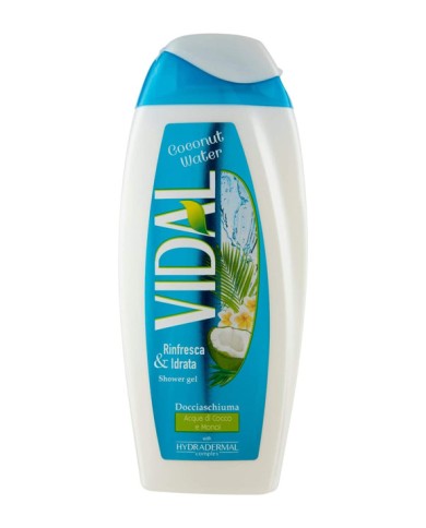 VIDAL DOUCHESCHUIM KOKOSWATER EN MONOI ML.250