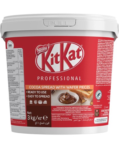 KIT KAT PROFESSIONELL KRÄM MED BILAR AV WAFER 3 KG.