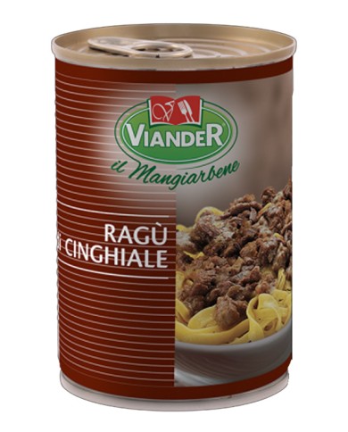 VIANDER RAGU' DI CINGHIALE GR.400