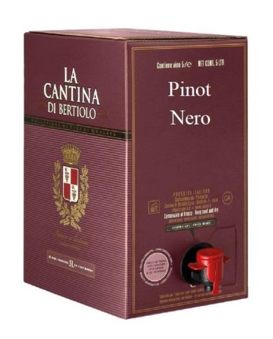 LA CANTINA DI BERTIOLO PINOT NERO BOX DA LT. 5