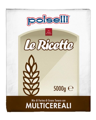 POLLSELLI MULTI-GRAIN MJÖL "LE RECIPES" KG.5