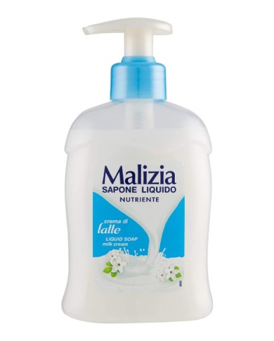 MALIZIA SAPONE LIQUIDO MANI CREMA DI LATTE ML.300