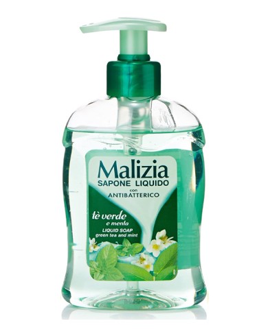 MALIZIA SAPONE LIQUIDO MANI TE' VERDE E MENTA ML.300