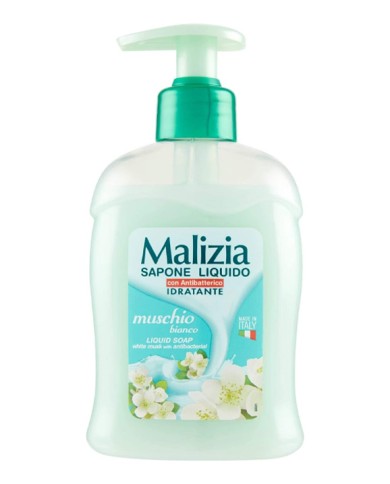 MALIZIA SAPONE LIQUIDO MANI MUSCHIO BIANCO ML.300