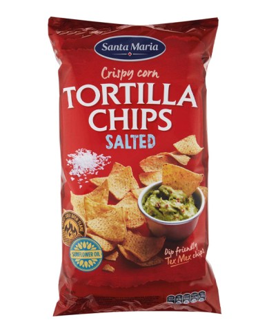 SANTA MARIA TORTILLA CHIPS SALTADE GR. 475