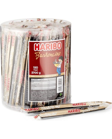 HARIBO LICORICE STICK 150 PIECES KG. 2.7