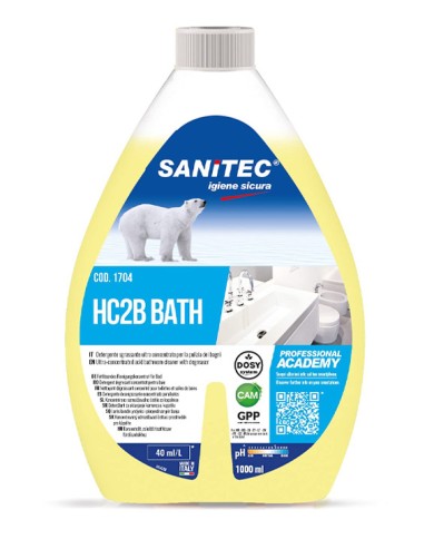 SANITEC HC2B CONCENTRÉ SALLE DE BAIN ALCALIN LT.1