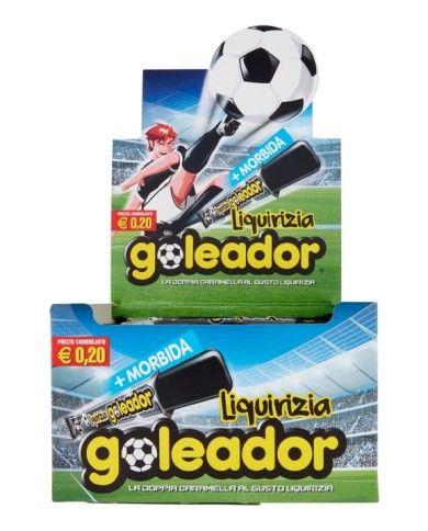 GOLEADOR CARAMELLE ALLA LIQUIRIZIA 200 PEZZI