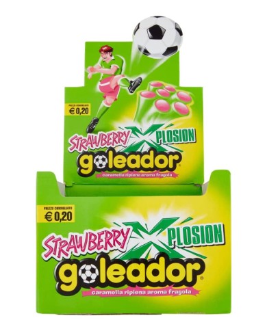 GOLEADOR STRAWBERRY XPLOSION CARAMELLE 150 PEZZI